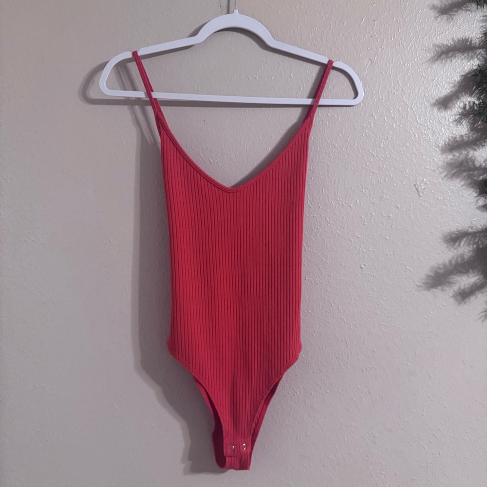 Forever 21 Vibrant Red Kids Bodysuit
